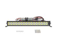 RC Car Light Strips Kit For Axial For SCX10 90046/47 90060 For SCX24 For Wrangler D90 For Rubicon 1/10 Roof Lamp Light Bar RC Crawler Car Body Upgrade Accessories(102MM)