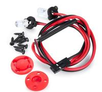 RC Car Light Strips Kit For Phoenix VPS09007 VS4-10 1/10 Angel Eyes 2 Spotlight Front Lights Taillight RC Crawler Car Decoration Parts Upgrade Accessories
