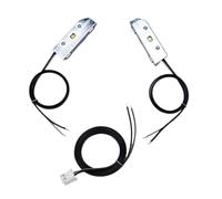 RC Car Light Strips Kit For Tamiya For Scania 770S 6X4 56368 8X4 56371 1/14 RC Truck Metal Foot Lamp Foot Pedal With Light Car Upgrade Accessories