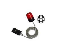 RC Car Light Strips Kit For Tamiya For Scania 770S For Volvo For Man 1/14 RC Model Car Warning Light 360 Degree Rotating Engineering Lamp Truck Tipper Excavator(Red)
