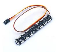 RC Car Light Strips Kit For Tamiya For Volvo F16 56362 750 8X4 1/14 RC Truck The Roof Warning Light Engineering Lights Heavy Wrecker Car Accessories