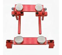 RC Car Magnetic Body Post Aluminum Alloy Body Shell Mount Column Kit with Scale for 1/10 RC Drift HSP 94123 94122 Tamiya 416 417 Sakura S XI CS (Red)