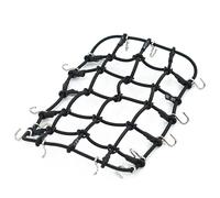 RC Car Models Parts For Axial For SCX24 1/24 Net Pocket Roof Elastic Luggage Mesh Model For Climbing Car Decorative Mood Parts Spare Toy(Black)