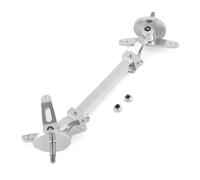 RC Car Models Parts For Tamiya 1/14 Metal Front Axle Steering Assembly Link Pole Linkage Rod No Power RC Truck Tractor Car Upgrades Parts(Silver A)
