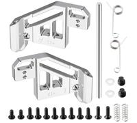 RC Car Models Parts For Tamiya 57409 58347 For Lunch Box 1/12 Rc Monster Truck Rear Axle Suspension Bracket Mount Upgrade Accessories Parts(Add 13mm Silver)