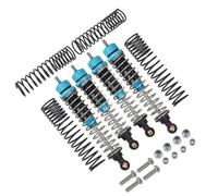 RC Car Models Parts For Tamiya Cw-01 Chassis For Lunch Box Midnight Pumpkin For Unimog 406 1/10 Rc Car Parts Aluminum Alloy Oil Shocks Dampers(Blue)