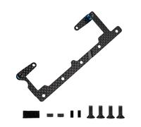 RC Car Models Parts For Tamiya For TT-02 Carbon Fiber Front Power Unit Mount Bracket RC Car Upgrade Part Decorative Spare Parts Toy Models
