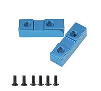 RC Car Models Parts For Tamiya Frog For Lunch Box For Monster Beetle For HotShot NovaFox CW-01 CW01 DF02 For Hornet Metal Servo Mount Upgrade Parts(Blue)