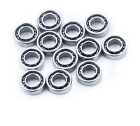 RC Car Models Parts For Wpl C14 C24 C34 C44 For Mn D90 For Mn-90 For Mn99S Rc Crawler Car Parts 12Pcs Metal Wheel Hubs Axle 3X6X2Mm Bearing Set