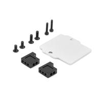 RC Car Parts Compatible With Arrma For Granite For Grom For Typhon For Grom 1/18 RC Car Parts Accessories Metal Steering Servo Mount Receiver Holder