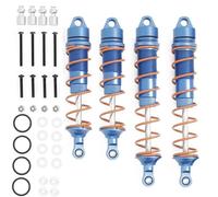 RC Car Parts Compatible With ARRMA For Kraton 1/8 RC Car Upgrade Modification Parts 4pcs 110mm 135mm Metal Oil Shock Absorber Damper(Blue)