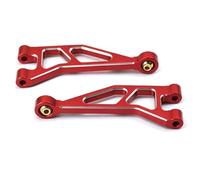 RC Car Parts Compatible With ARRMA For Mini For Kraton 1/16 RC Car Upgrade Parts Replacement Accessories Metal Rear Upper Arm Kit(Red)