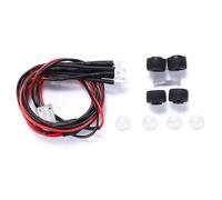 RC Car Parts Compatible With Axial For SCX24 1/24 RC Crawler Car Upgrade Parts Accessories 4Pcs/Set Light Cover Spotlight Roof Lampshade