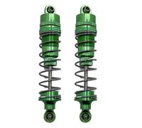 RC Car Parts Compatible With HBtoys R1001 R1002 R1003 1/10 RC Car Upgrade Parts Metal Front And Rear Hydraulic Shock Absorbers(Green)
