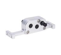 RC Car Parts Compatible With LCG For Chassis Build 1/10 RC Crawler Car Upgrade Parts Aluminum Transfer Case Gearbox With 5mm Shaft(Silver)
