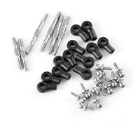 RC Car Parts Compatible With LOSI Micro-B 1/24 RC Car Upgrade Parts Stainless Steel Adjustable Linkage Link Rod Set With Ball End