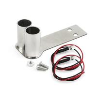 RC Car Parts Compatible With Redcat For HPI For Tamiya D4 D5 For Kyosho Metal Exhaust Pipe Tail Throat With Light 1/10 RC For Racing Drift Car(A)