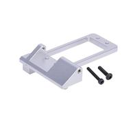 RC Car Parts Compatible With SCX10 1/10 RC Car Upgrade Modification Parts Accessories Aluminum AR45P Front Axle BTA Servo Mount(Silver)