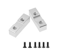 RC Car Parts Compatible With Tamiya CW-01 CW01 DF02 DT02 For Hornet For Beetle For HotShot NovaFox 1/10 RC Car Upgrade Parts Metal Servo Mount(Silver)