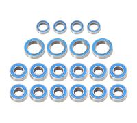 RC Car Parts Compatible With Tamiya For TT01 TT01E TT01D For TT02B 1/10 RC Car Upgrades Parts Accessories 20PCS Rubber Sealed Ball Bearing Kit
