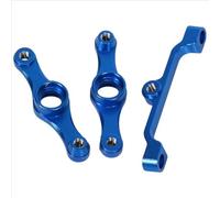 RC Car Parts Compatible With Tamiya For TT01 TT01E TT01D TT01ED Type-E 1/10 RC Car Parts 2X Aluminum Alloy Steering Link Set 54058 53864 Blue
