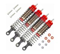 RC Car Parts Compatible With Tamiya Lunch Box Midnight Pumpkin 58727 58499 CW01 1/12 RC Car Upgrade Parts Oil Shock Absorber Damper(Red)