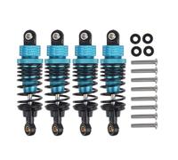 RC Car Parts Compatible With Tamiya TA03 TA02 TA01 TA03F XV01 WR-02 GF-01 WR-02CB For HSP 94123 Rc Car Parts 4pcs Aluminum Alloy Shock Absorber(Blue)