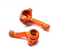 RC Car Parts Compatible With TAMIYA TA08 PRO 1/10 RC Car Upgrade Parts Aluminum Alloy Front Rear For Universal Steering Cup(Orange)