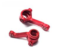 RC Car Parts Compatible With TAMIYA TA08 PRO 1/10 RC Car Upgrade Parts Aluminum Alloy Front Rear For Universal Steering Cup(Red)