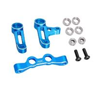 RC Car Parts Compatible With TAMIYA XV02 RS Pro XV-02 1/10 RC Car Upgrade Parts Replacement Accessories Metal Steering Component Parts(Blue)
