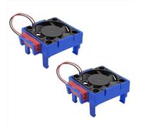 RC Car Parts Compatible With Traxxas For Bandit For Rustler For Stampede For Slash For VXL-3S Velineon Rc Car Parts 2Pcs ESC Heat Sink Cooling Fan
