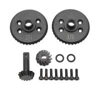 RC Car Parts Compatible With Traxxas For Slash 4x4 For Stampede For Rustler HQ727 Parts Steel Differential Gear Output Gears Set 13T 37T 6882 5379