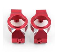 RC Car Parts Compatible With Traxxas For Xmaxx 6S 8S 1/5 RC Upgrade Parts Accessories 2pcs Metal Front Caster Block C-Hubs(Red)