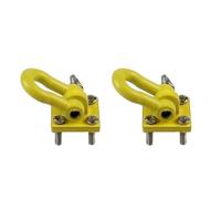 RC Car Parts Compatible With Traxxas Trx-4 For Axial Scx10 90046 For Wraith D90 Tf2 Rc Car Metal Tow Hook Chain Decoration For 1:10 Rc For Rock Crawler(Yellow,A)
