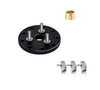 RC Car Parts Compatible With TRXS For Nitro For Slash For Rustler 4146 3281 RC Car Upgrade Parts Accessories Metal Flywheel Clutch Bell Set(Black)