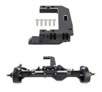 RC Car Parts Compatible With Vanquish H10 Optic Sparco Yokohama RTR 1/10 RC Crawler Car Parts Heavy Duty Black Brass CNC Servo Mount Bracket