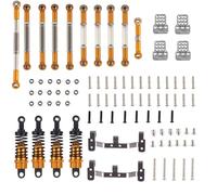 RC Car Parts Compatible With WPL 1/16 RC Crawler Truck Parts Shock Absorber Damper DIY Replacement Accessories With Extension For Seat(Yellow)