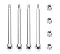 RC Car Parts Compatible With X-Maxx RC Car Upgrade Modification Parts Accessories 4 * 56mm Steel A-arm Pin With M3 Nut Repair