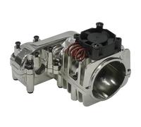 RC Car Parts Compatible With XLF F21A F22A X17 1/10 RC Car Upgrade Parts Accessories Metal Center Gearbox Housing Gear Box With Fan