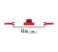 RC Car Parts Compatible With Yota Ll Axle TF2 For Gelande D110 1/10 RC Crawler Car Upgrade Parts Aluminium D90 Scale Hydraulic Steering Link Kit(Red)