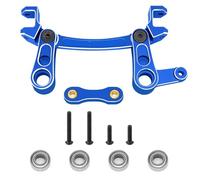 Rc Car Parts For Arrma 1/8 For Mojave 4X4 4S For BLX For Desert Truck For RTR #ARA340200 Steering Bellcrank And Steering Link Steering Replacement RC Car Parts Set(Blue)
