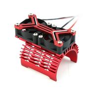Rc Car Parts For Arrma For Traxxas 1/7 1/8 4068 4074 4082 4268 4274 RC Car Motor Heatsink Dual 20000rpmCooling Fan 40-42mm Motor Upgrade RC Car Parts(Red)