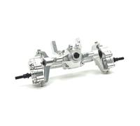 Rc Car Parts For FMS For FCX24 Replacement Metal Portal Axle Complete Front And Rear Axle 1/24 RC Car Upgrade Parts Modification Accessories(Silver,Front)