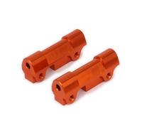 Rc Car Parts For FS 1/10 53810 For FC512006 Truck Buggy Alloy Front Rear Suspension Fixed Mount Modification RC Car For Hop-Up Upgraded Parts 2PCS(Orange)