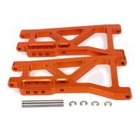 Rc Car Parts For FS Racing 1/10 53810 Truck Buggy Rear Lower Suspension Control Arms A-Arms 513008 Replacement Rc Hobby Model Car For Hop-Up Parts(Orange)