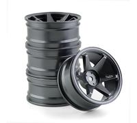 Rc Car Parts For HPI For Kyosho For Sakura D5 For HSP 94122 94123 CS D4 For TT02 For Tamiya 1/10 Drift Hub On-Road Drift Car Wheel Hub Climb Car Wheel Rim RC Parts(Gray)