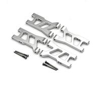 Rc Car Parts For HS 18301 18302 18311 18312 18321 18322 1/18 RC Remote control car metal parts front and rear hem arms decoration RC Car Accessories(Silver)
