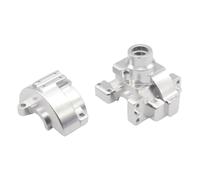Rc Car Parts For HSP 94123 94106 94107 94170 94118 94108 94111 1/10 Aluminum Alloy Front Rear Gearbox RC Car Upgrade Repairs Parts(Silver)