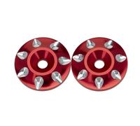 Rc Car Parts For HSP For HPI For Hobao For Tamiya 1/10 1/8 Metal Wing Mounting Tail Washer M3 Screw Gasket RC Car Off Road Buggy Short Course Truck Car Parts(Red)