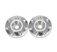 Rc Car Parts For HSP For HPI For Hobao For Tamiya 1/10 1/8 Metal Wing Mounting Tail Washer M3 Screw Gasket RC Car Off Road Buggy Short Course Truck Car Parts(Silver)